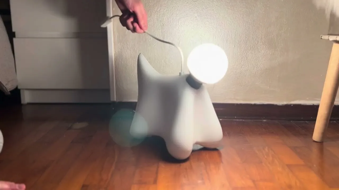 Dog lamp — fotogramma del video di progetto