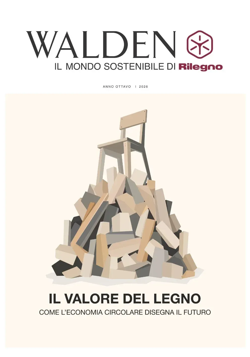 Il valore del legno, Illustrazione — progetto di Giovanni Sarchiolla